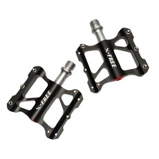 X-FREE 1208鋁合金CNC三密封培林踏板 自行車大踏面 公路車/登山車腳踏板, 1個