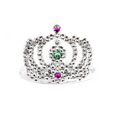 공주 왕자 왕관 머리띠 (파티용품 연극 소품), 1개, 크라운왕관(실버)