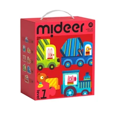 Mideer 미디어 레벨업 퍼즐 LEVEL 1, 1개, 동물과 탈것, 1피스