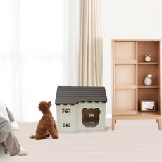 예쁜 강아지 집 NEW 리빙하우스 (뉴브라운) 숨숨집 nys+0597lB