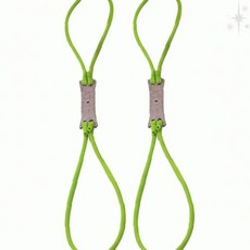 연두색 고무 밴드 회색 손잡이 달린 탄성 튜브 야외 활동 새 퇴치 농작물 보호, 1개, 2튜빙밴드-중