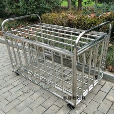 농구공 보관함 볼캐리어 체육 박스 축구공 스텐 정리함, 1개, 05. 굵은 사각 난간 110x64x85cm