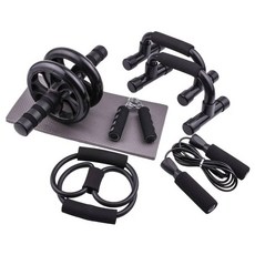 7pc Push-Up Combo Set Multi-Functional Abdominal Wheel Comprehensive Trainer Fitness Seven-Piece