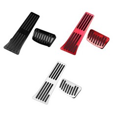 차덕후 자동차 카니발 KA4 페이스리프트 튜닝 오르간페달 알로이페달 커버, 레드, 카니발 페이스리프트