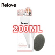Relove 瞬淨 Ku溜零毛髮霜, 1個, 零毛髮霜 200ml (贈 海綿+毛刷)