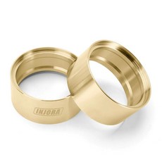 INJORA 147g 황동 휠 내부 비드록 링 1/10 RC 크롤러 자동차용 2.2, 2PCS