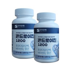 한미양행 콘드로이친 1200 1 000mg 180정 x 2개, 180g