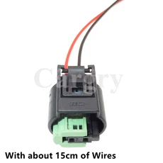 BMW용 전기 케이블 방수 소켓 자동 후진 레이더 센서 1 세트 2P 1-967570-3 968405-1, 01 1 Set Female