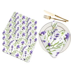 Yibeas 퍼플 잉크 골드 파우더 천 냅킨 디너 테이블 대리석 질감 색상 블렌딩 크리에이티브 아트 세탁 가능 재사용 가능한 냅킨 4개 세트 주방 가정 휴일 파티 결혼, Multi1063