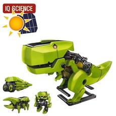공룡 로봇 태양광 변신 조립 장난감 선물 GQ 작동 RC 1EA, 1개