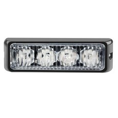 4LED爆閃燈12-24V汽車側邊燈中網警示燈卡車頻閃燈強光車用網紅, 1個, 黃光 單衹