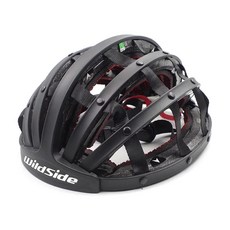 폴딩헬멧 남녀공용 초경량 라이딩 접이식 헬멧 도시 사이클링 도로 mtb 산악 자전거 Casco Ciclismo 자전거 헬멧 장비, black, 1개