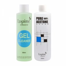 [누적판매18만병] 루핀젤크리너500ml + [누적판매8만병] 루핀퓨어100%아세톤500ml, 1개, 500ml