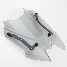 適用川崎Z900 20-23年改裝競技前擋風加高加厚前風擋玻璃風鏡, 灰色