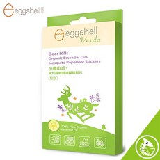 eggshell Verda 小鹿山丘 精油驅蚊貼片 12枚入 長效溫和驅蚊, 1個