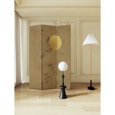 접이식 무타공 실 레트로 배경 가림막 파티션 템바보드 아치 35cm 박람회, 3부채 120폭 180높이 부목 받침대