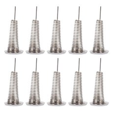 Healifty Toy Base 10피스 대시보드 장난감 베이스 쉐이킹 헤드 인형 스프링 스윙 헤드 스프링 교체품 DIY 공예 버블헤드 피규어 인형 제작 버블헤드, Healifty Toy Base 10피스 대시보드 장난