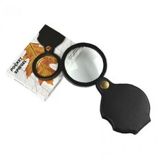 접이식확대경 휴대용렌즈 미니돋보기 포켓형확대경 독서보조용품 노안용품 소형돋보기, 1개, 상세페이지 참조