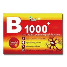 固德 活力B1000+高單位綜合B群膠囊, 3個, 60顆