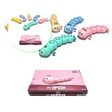 쌍문상회 작동완구 애벌레 큐티 6개입 태엽 미니카 태엽완구 자동차 40872EA, 본상품