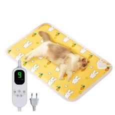 반려동물 온열매트 고양이 강아지 전기담요 따뜻한 보온매트 겨울용 고양이집 전기히터, 노란 당근, 1