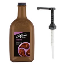 다빈치 초콜렛소스 2.6kg 전용펌프 세트 초코 초콜릿, 1개