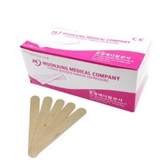 설압자 혀누르개 멸균 개별포장 1박스(100개), 1개