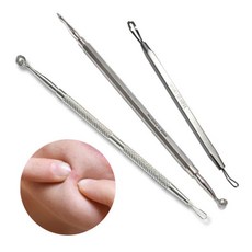 뷰티공방 피지 제거기 블랙 화이트 헤드 제거 압출기 코메도 압출 바늘, 콤보