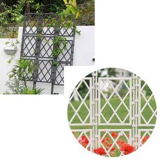 테라스 정원 꾸미기 높은 가벽 파티션 울타리 3단 170cm 검정