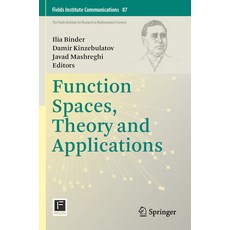 (영문도서) Function Spaces Theory and Applications Paperback, Springer, English, 9783031392726