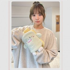 핸디형 겨울 휴대 핫팩 온열 보온팩 손난로 방한 충전 바디워머, 상세페이지 참조, 팬더_소형