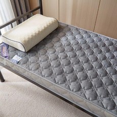 사이즈 매트리스 1인 60x120cm 접이식토퍼, 항균 라텍스 (리프 그레이 6cm)
