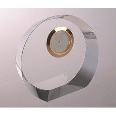 圓融水晶文鎮計時器獎牌獎座獎盃廠家直營噴砂刻字，精美桌面裝飾計時器, 1個