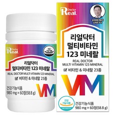 리얼닥터 멀티비타민 123 미네랄, 60정, 1개