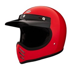 CHIEF ATHENA 雅典娜 山車帽 復古帽 ABS DOT認證, 紅,S, 1個