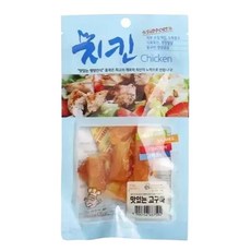 퍼피 장건강용 치킨고구마 육포 A86278 사사미 놀이용, 1