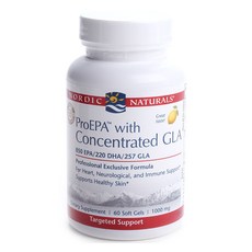 Nordic Naturals ProEFA濃縮GLA軟膠囊 檸檬口味 1000mg, 1罐, 60顆