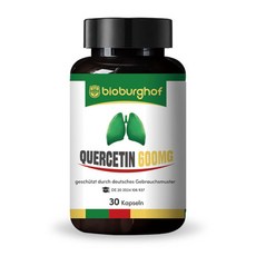독일 유기농 퀘르세틴 600mg 30캡슐 Bioburghof, 1개, 30정