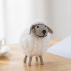 크리스마스 트리 장식 행잉 장식 펠트 양 미니어처 장식 크리스마스 인형 휴일 파티 용품 액세서리, 07 B 9 x 9 x 14cm, 1개