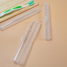 휴대용 칫솔 케이스 투명 칫솔캡 보관함, 단품
