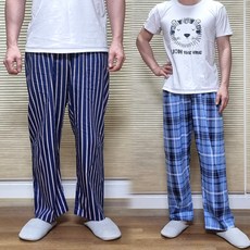 男款純棉印花長睡褲 2件組
