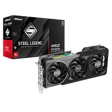 ASRock 華擎 Steel Legend Radeon顯示卡 16GB 黑色, RX9070XT