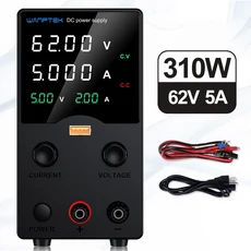 완프텍 DC 전원 공급기 30V 10A 5A 가변 벤치 조절기, 08 GA605H, 01 110V US Plug