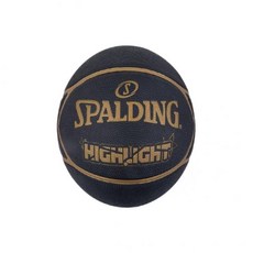 스팔딩 SPALDING 하이라이트 블랙 골드 농구공 84355Z-7호 매장정품 151411, 상세페이지 참조