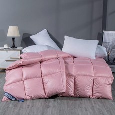라지킹침구세트 다운 혼수이불 신혼부부 이불 겨울, 핑크
