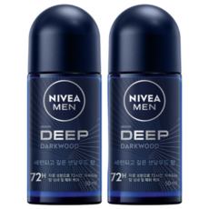 니베아 맨 데오드란트 딥 롤온 50ml 2개
