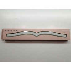 KOKUYO 日本文鎮 鐵製書籍形狀鎮紙 書本固定器 學生書法用品 交換禮物, 1個, PW-01M（灰白色）