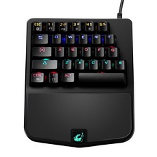 한손 키보드 게임전용 FPS 커스텀 모바일 게임 PC게임, 1개, 한손 기계식 키보드(K9)