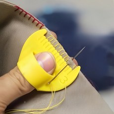 재봉 미싱 초보자 및 노인을 위한 바느질 가이드 2개 세트 플라스틱 손바느질 도구 흰색 4mm 노란색 3mm 간격 DIY 공예용, [01] 옵션1