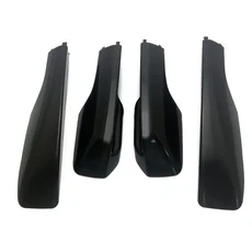 Toyota RAV4 XA30 2006-2012 4Pcs 루프 랙 쉘 보호 커버 전면 후면 블랙 지붕 수화물 바 레일 엔드 교체, 02 Black
